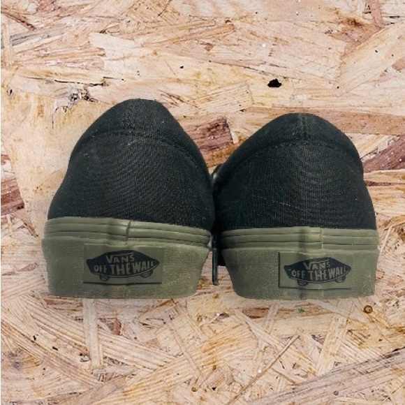 Vans Off the Wall Black Canvas Skate Shoes, Men’s-6.5 or Women’s-8 - Picture 4 of 6